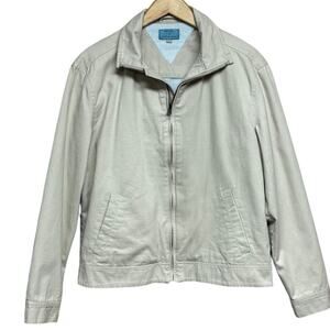 Castaway Nantucket Mens Small Full Zip Mariner Jacket In Tan Khaki